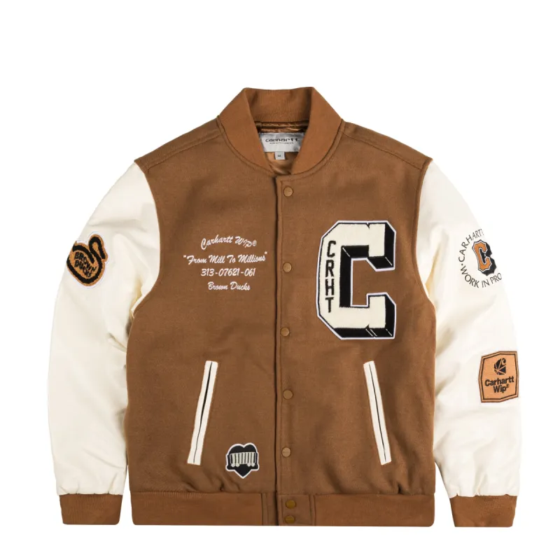 Carhartt WIP Brown Ducks Bomber sold by Asphalt Gold
