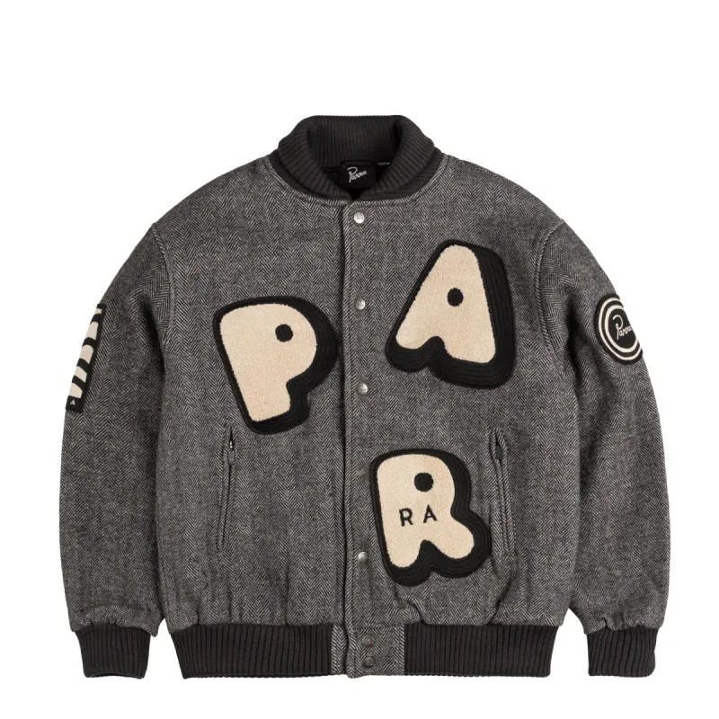 By Parra Rounded PAR Varsity Jacket sold by Asphalt Gold