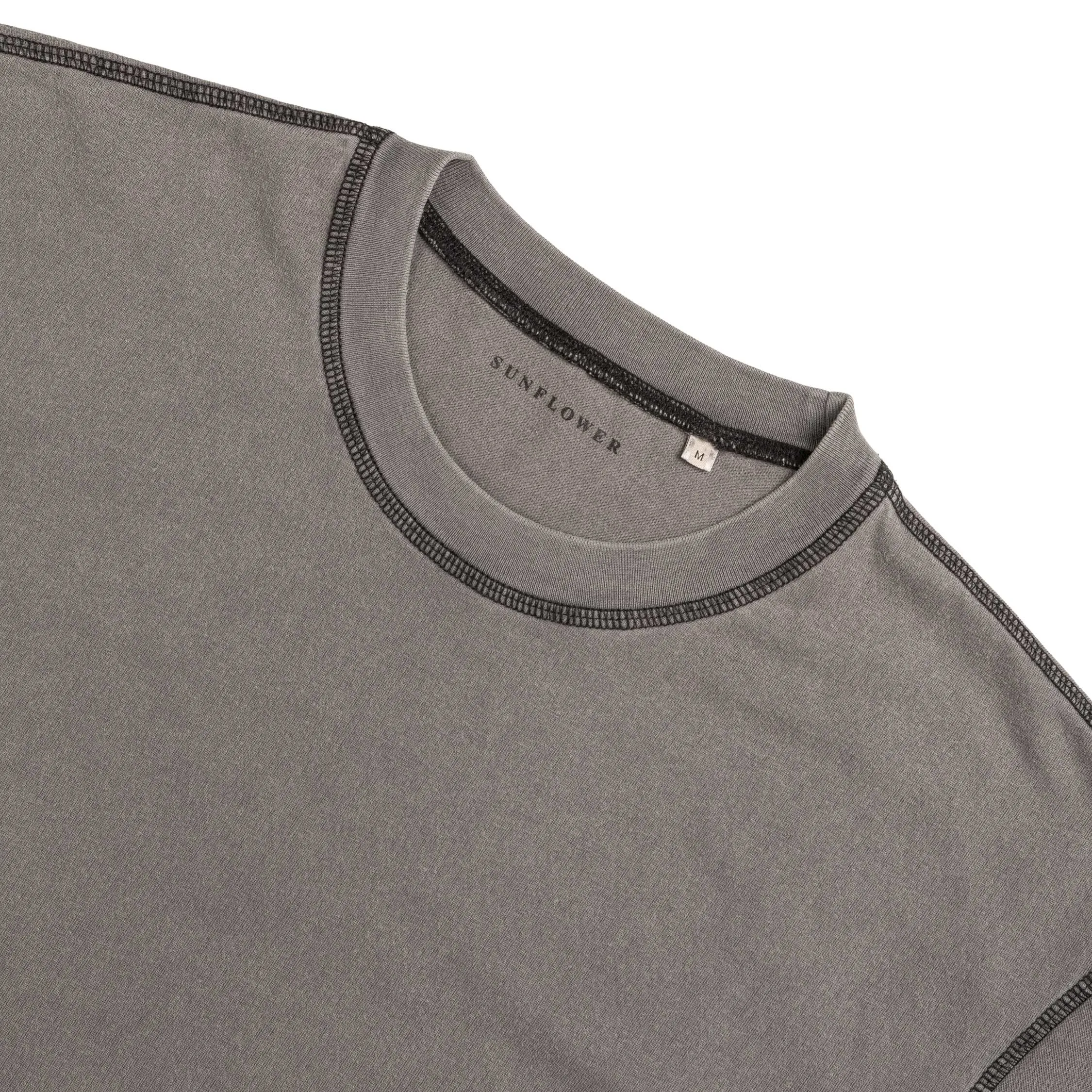 Sunflower Contrast Long Sleeve Tee sold by Asphalt Gold product image thumbnail 2