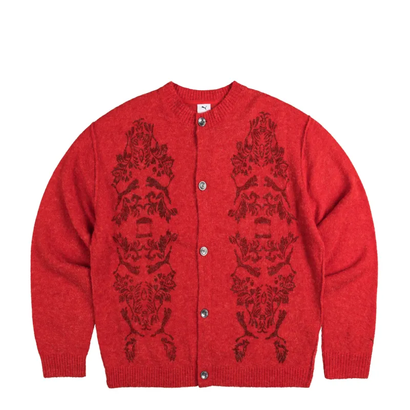Puma x Aries Knitted Cardigan sold by Asphalt Gold
