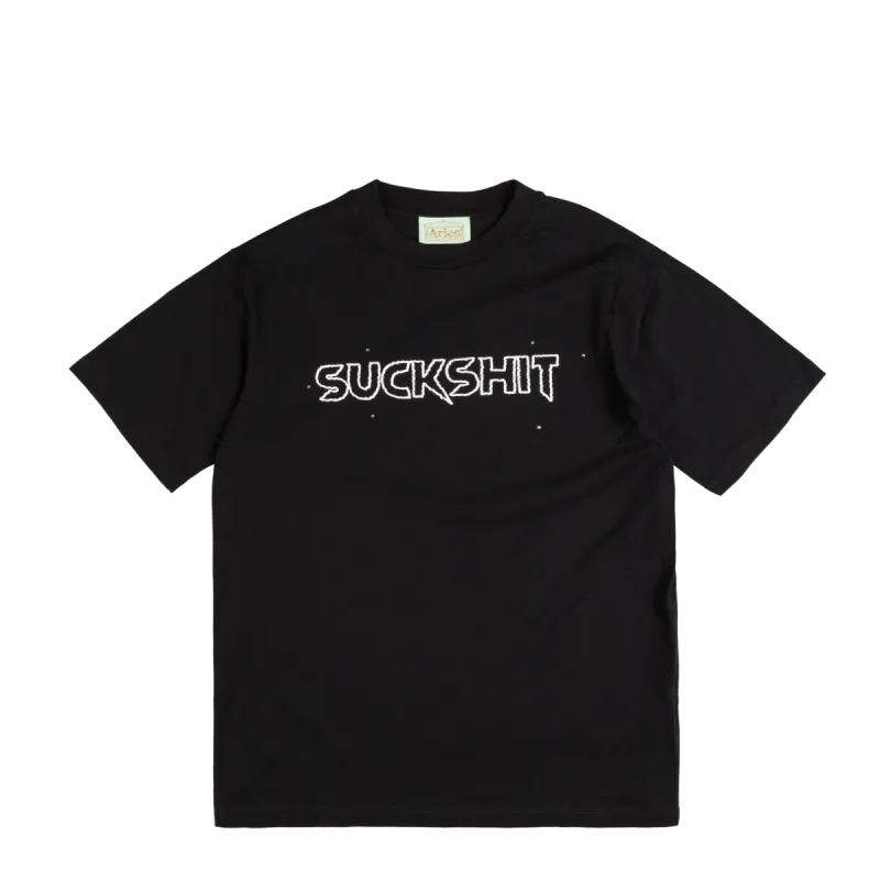 Aries Suckshit Tee sold by Asphalt Gold