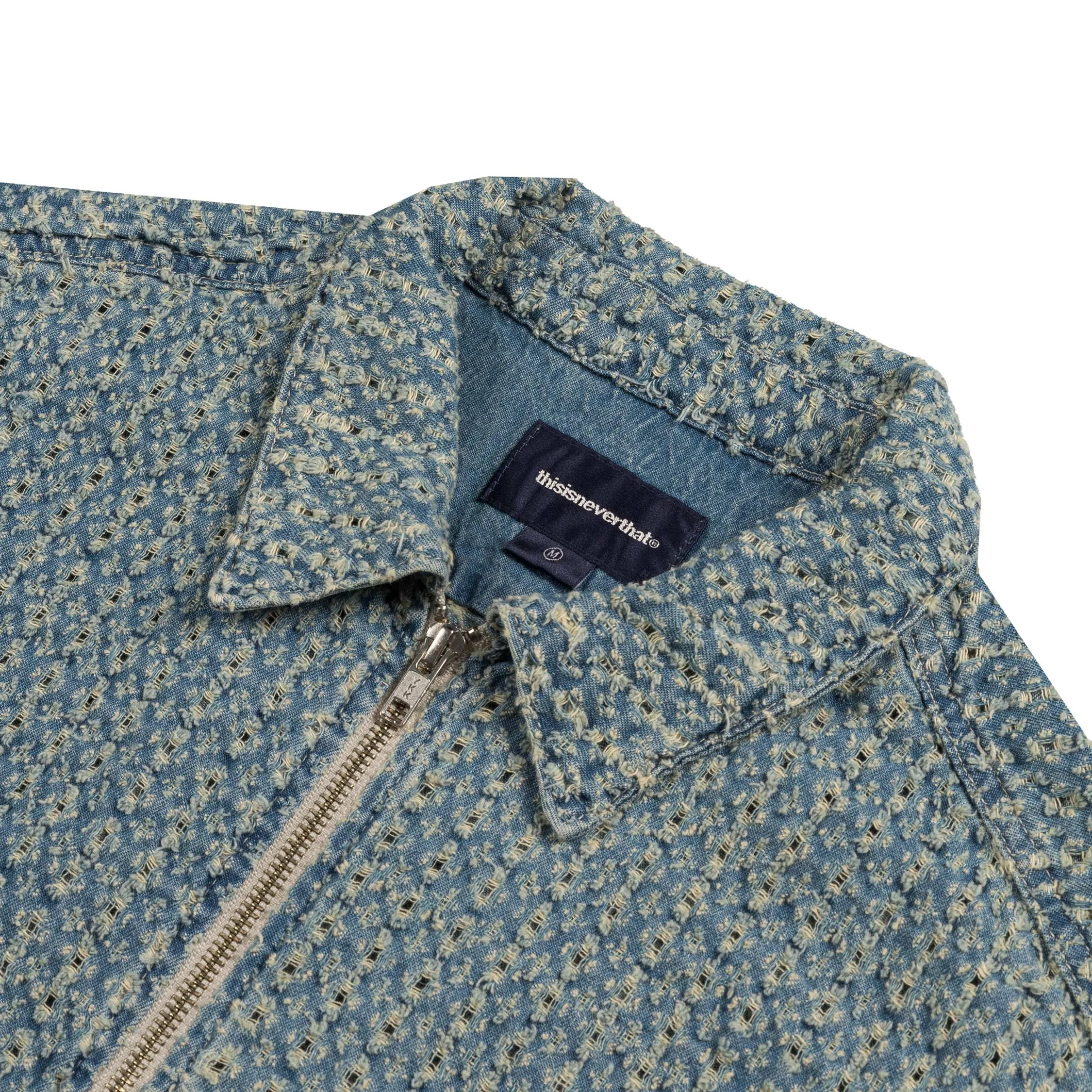 thisisneverthat Damaged Denim Shirt sold by Asphalt Gold product image thumbnail 2