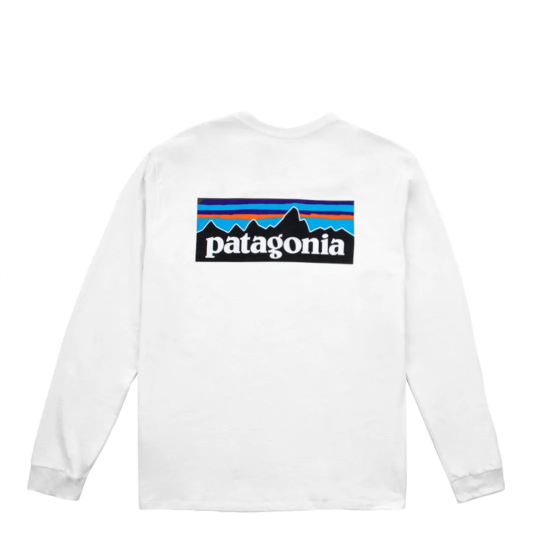 Patagonia L/S P-6 Logo Responsibili-Tee sold by Asphalt Gold