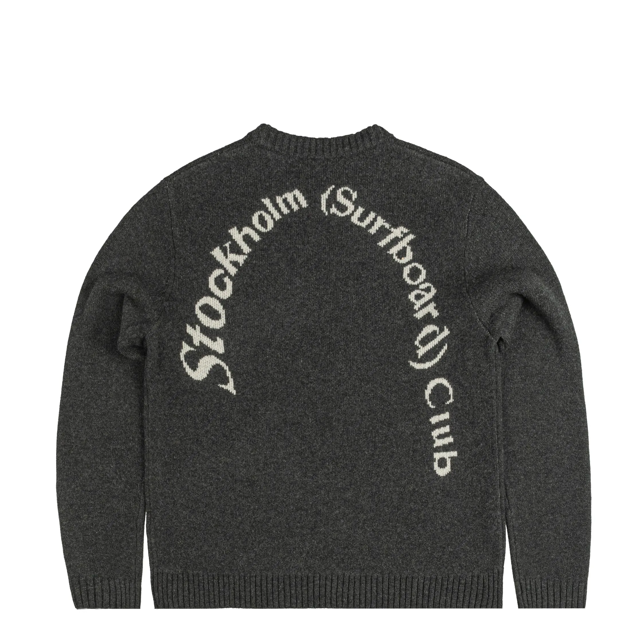 Stockholm Surfboard Club Knitted Logo Sweater sold by Asphalt Gold