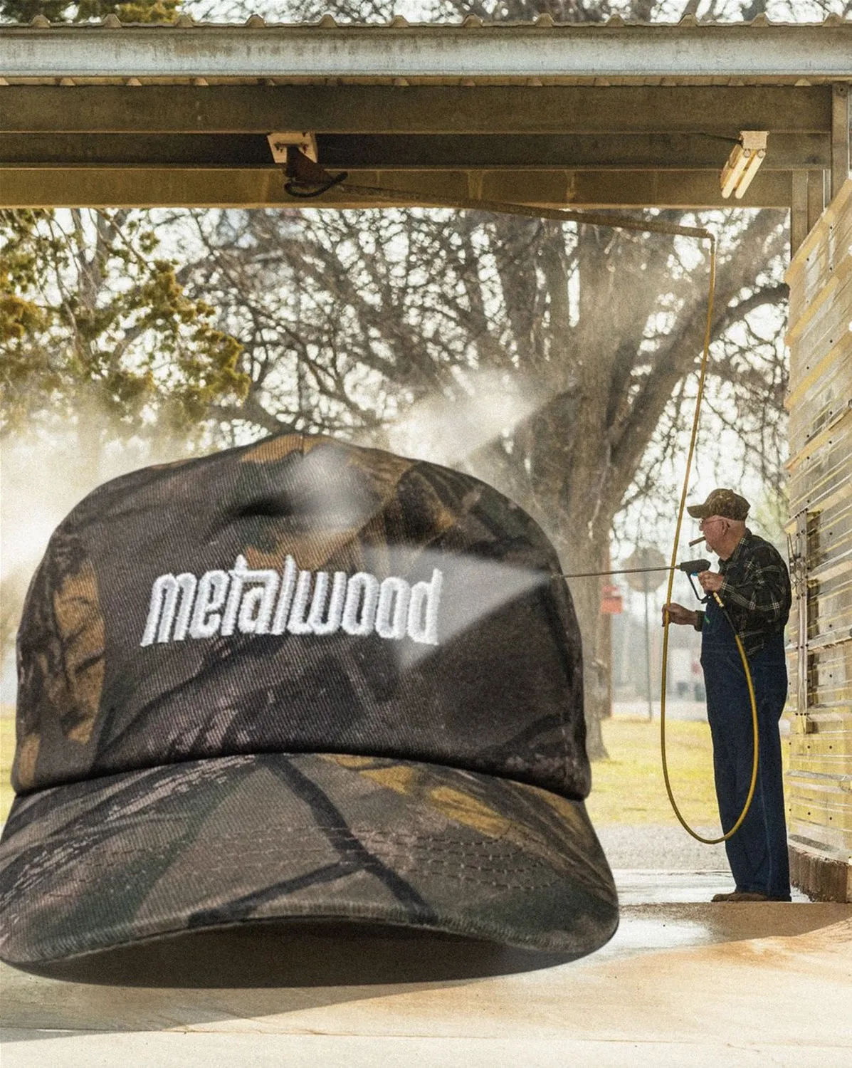 Metalwood Metal Logo 5-Panel Hat sold by Asphalt Gold product image thumbnail 2