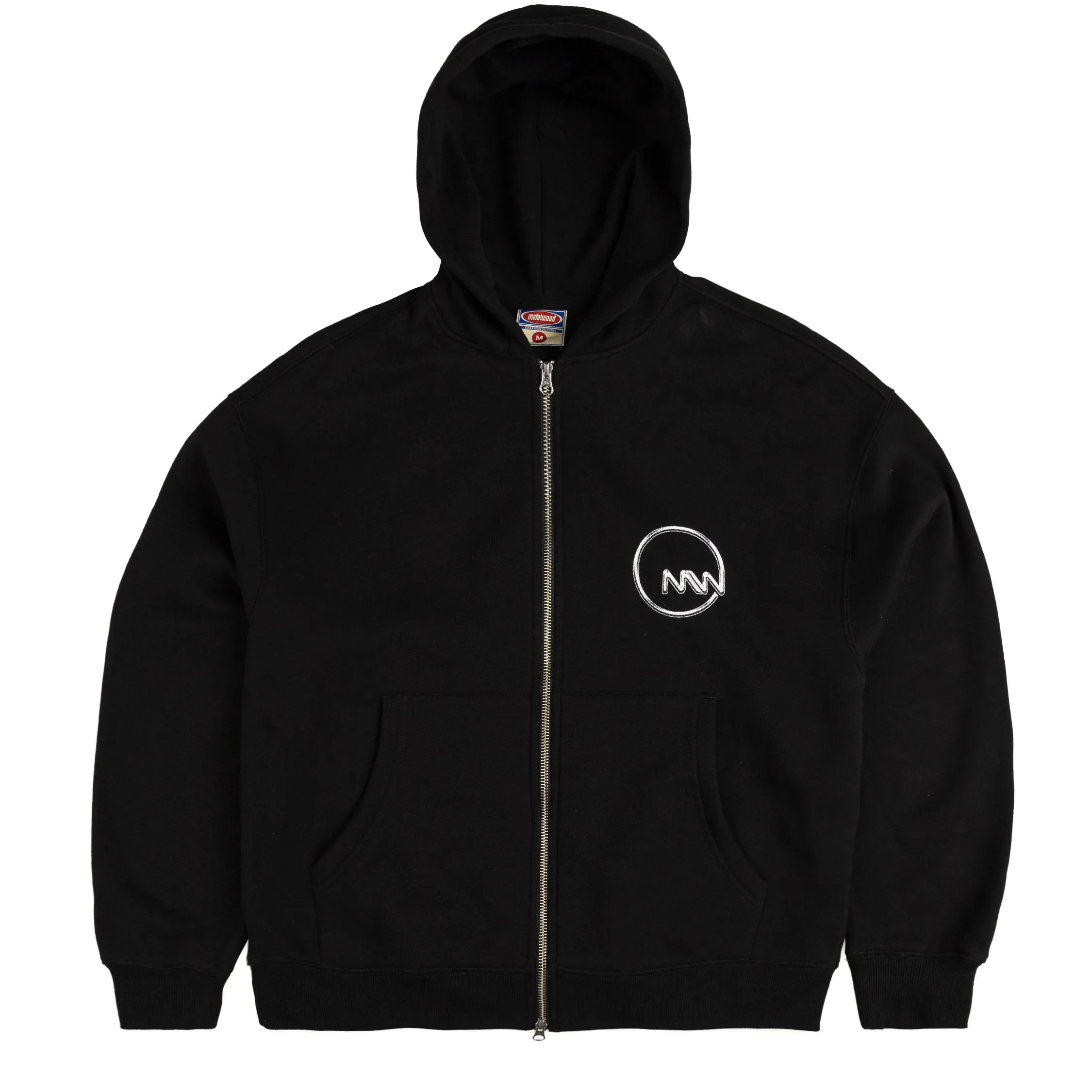 Metalwood Club 74 Zip Hooded Sweatshirt sold by Asphalt Gold product image thumbnail 2