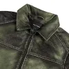 Daily Paper Silence Monogram Leather Jacket sold by Asphalt Gold