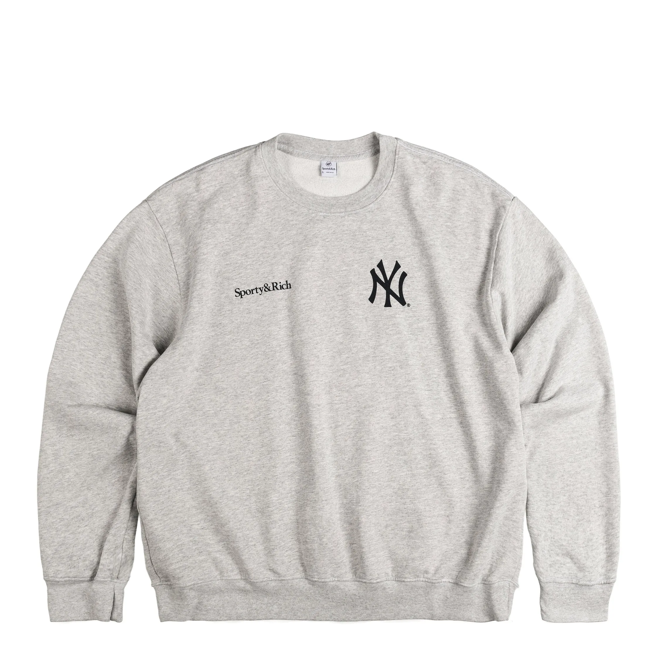 Sporty & Rich x '47 & The New York Yankees Champions Crewneck sold by Asphalt Gold