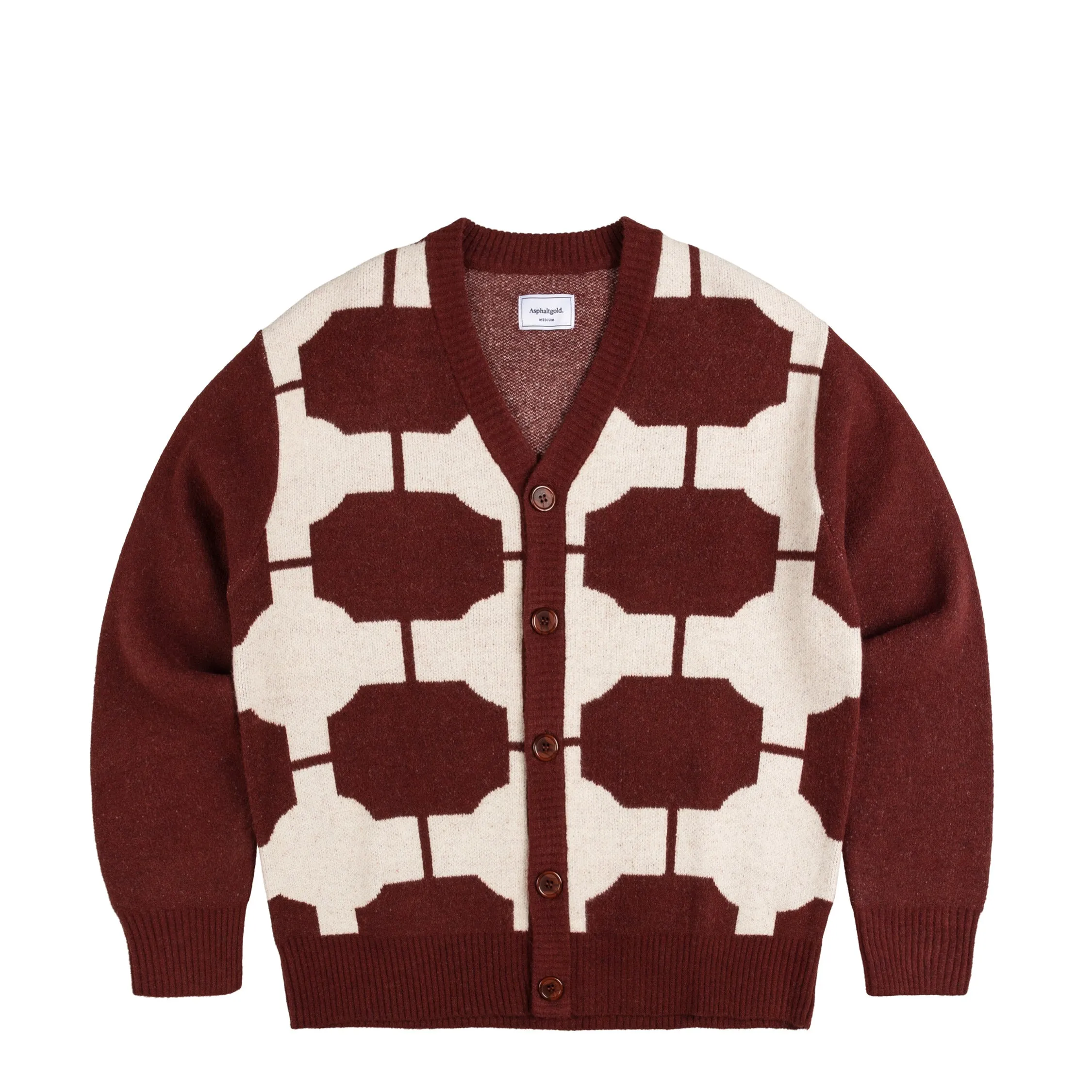 Asphaltgold Third Place Wool Cardigan sold by Asphalt Gold