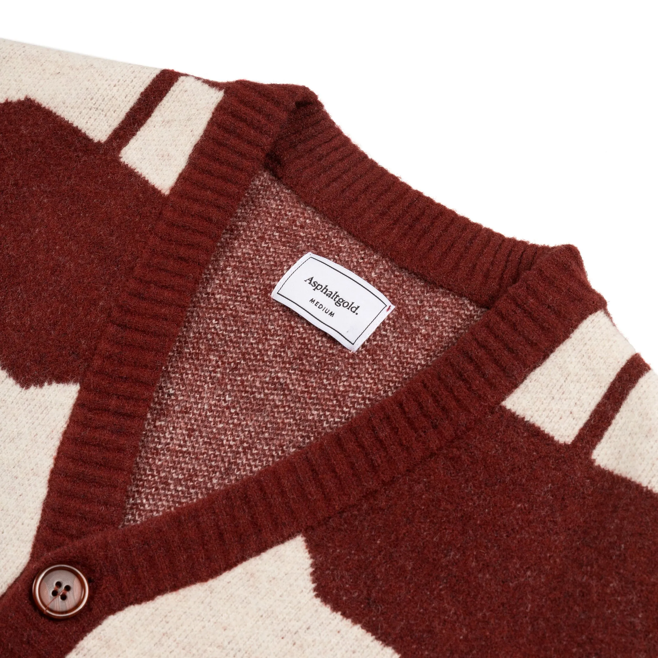 Asphaltgold Third Place Wool Cardigan sold by Asphalt Gold product image thumbnail 3