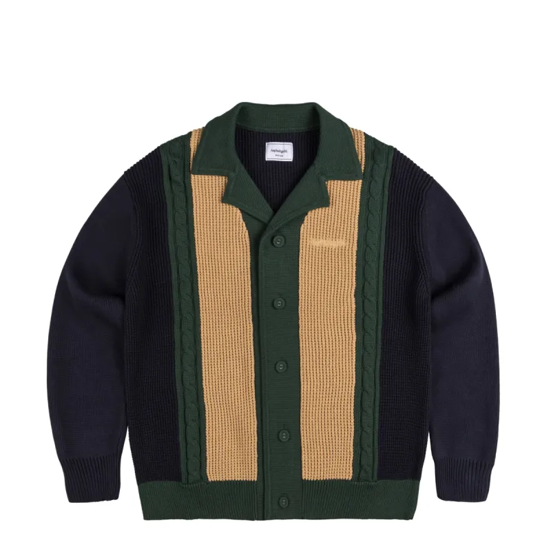 トップス stussy STRIPE BRUSHED CARDIGAN XL Buy Stussy Stripe Brushed Cardigan 'Purple' - 117186 PURP | GOAT