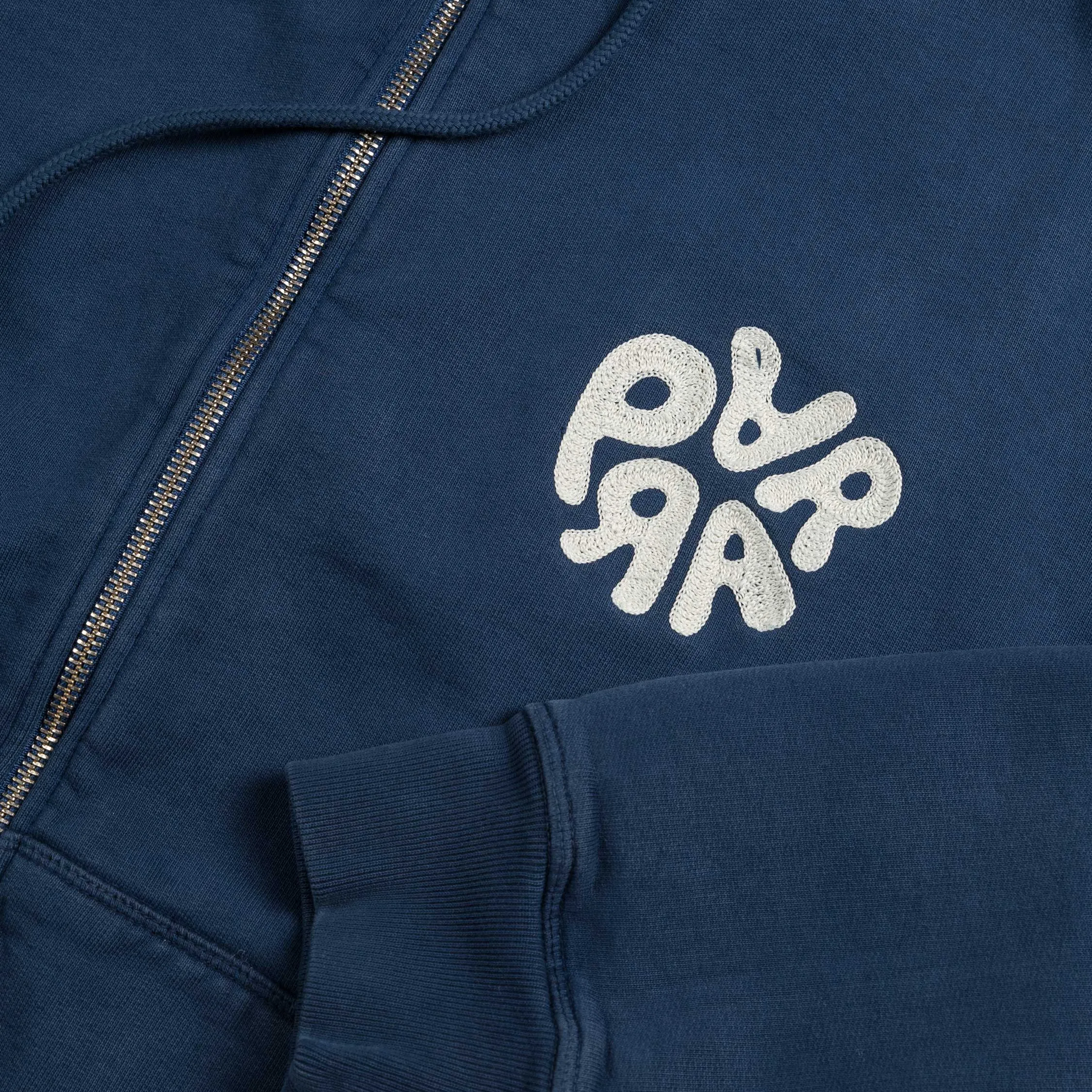 By Parra 1976 Logo Zip Hooded Sweatshirt sold by Asphalt Gold product image thumbnail 3