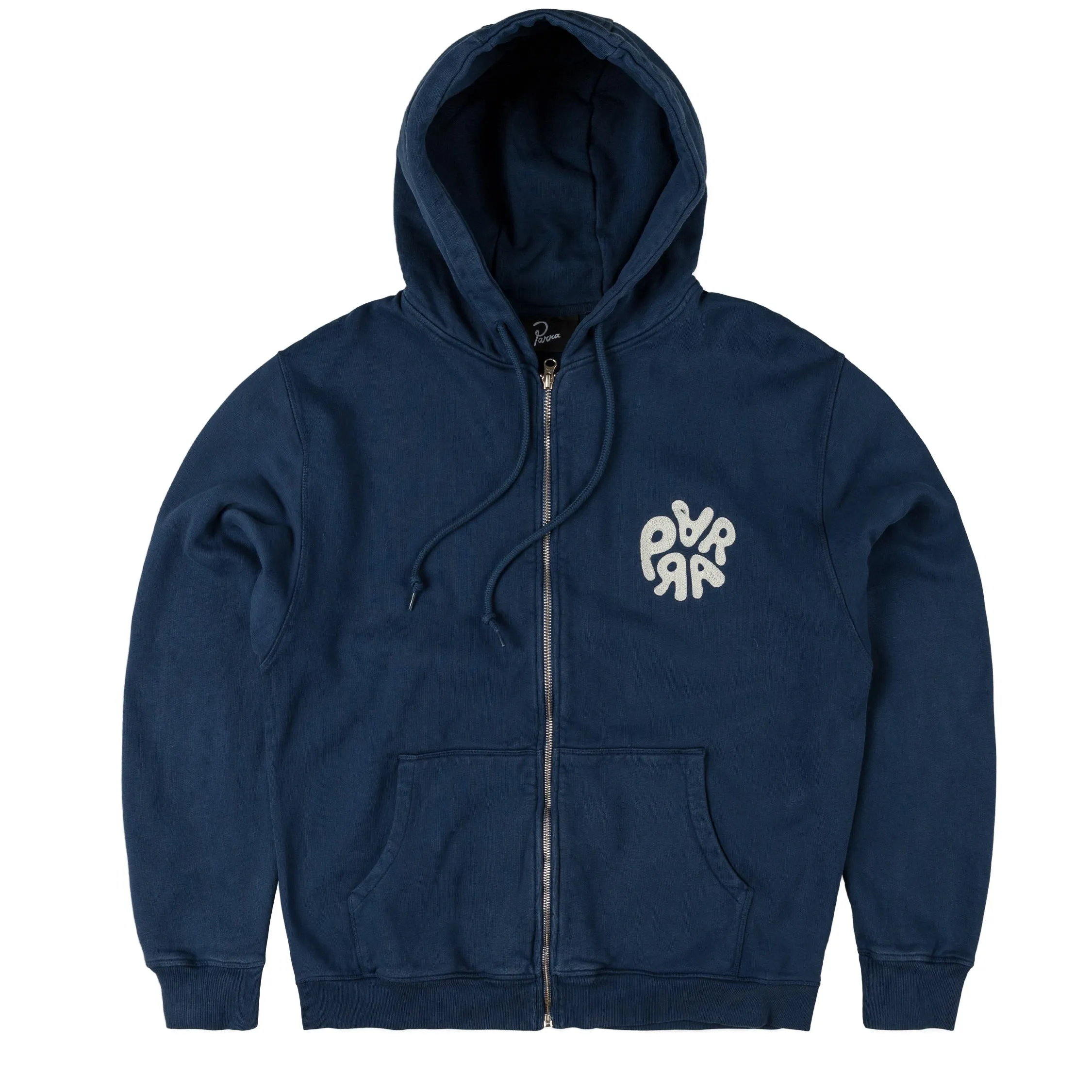 By Parra 1976 Logo Zip Hooded Sweatshirt sold by Asphalt Gold