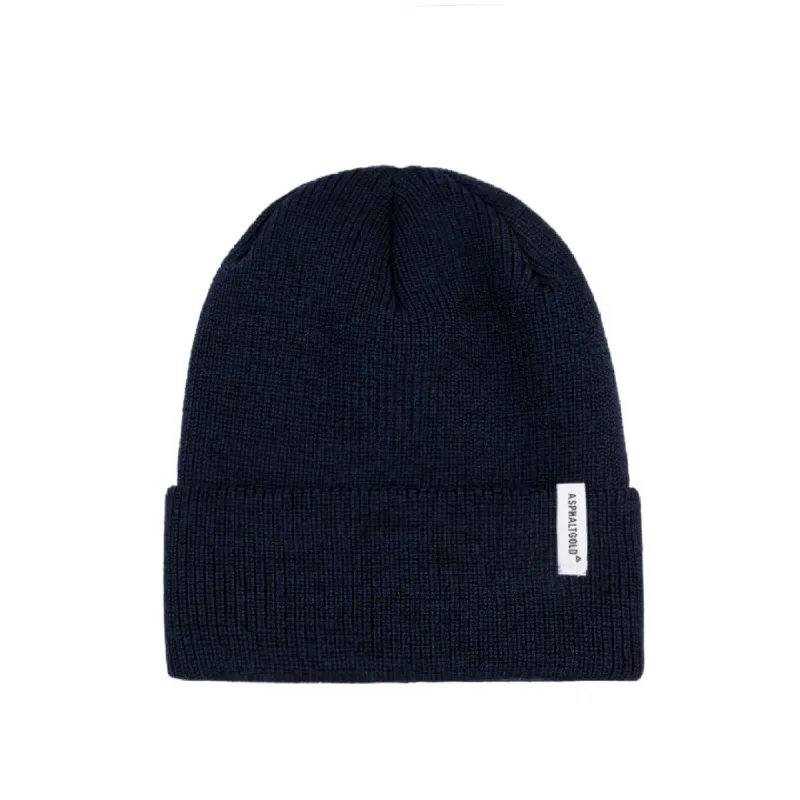 Asphaltgold Ribbed Merino Beanie sold by Asphalt Gold