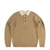 Aspesi Brushed Wool Polo Jumper sold by Asphalt Gold