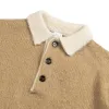 Aspesi Brushed Wool Polo Jumper sold by Asphalt Gold