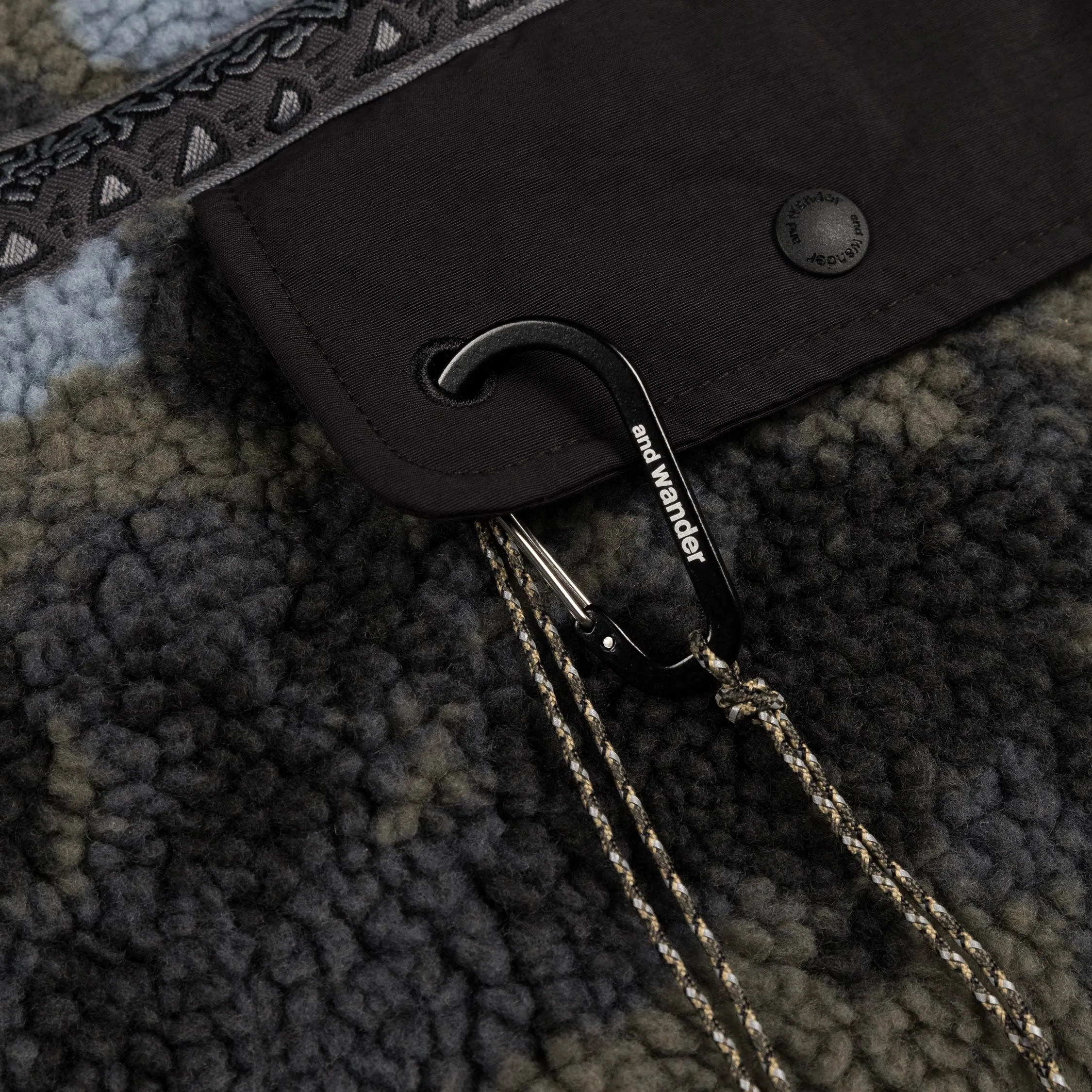 Gramicci x And Wander JQ Tape Fleece Vest sold by Asphalt Gold product image thumbnail 3