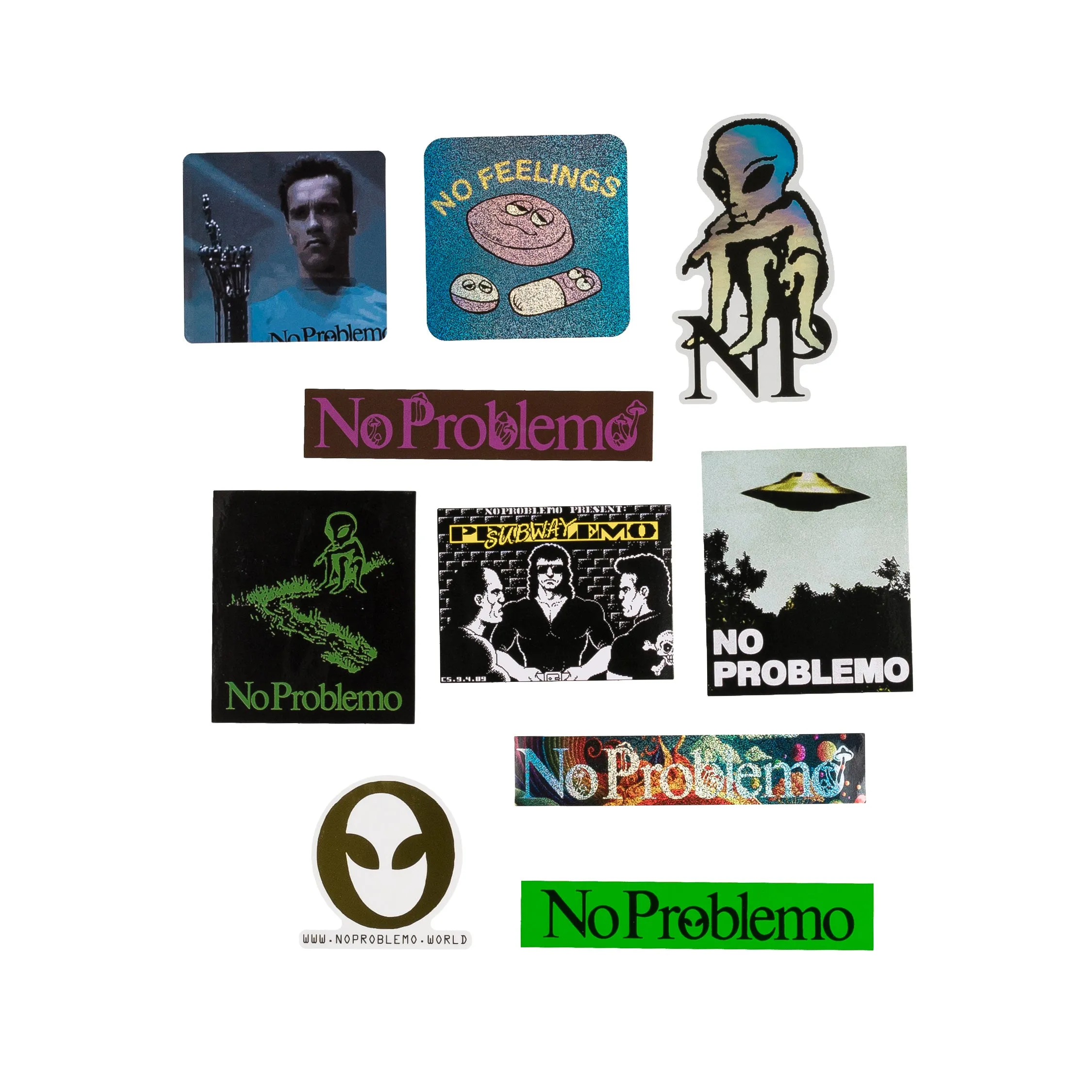 No Problemo Sticker Pack sold by Asphalt Gold