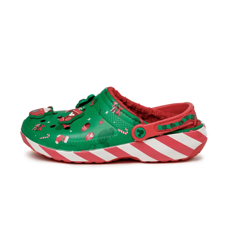 Crocs x Disney *Mickey Mouse* Xmas Lined Classic Clog sold by Asphalt Gold