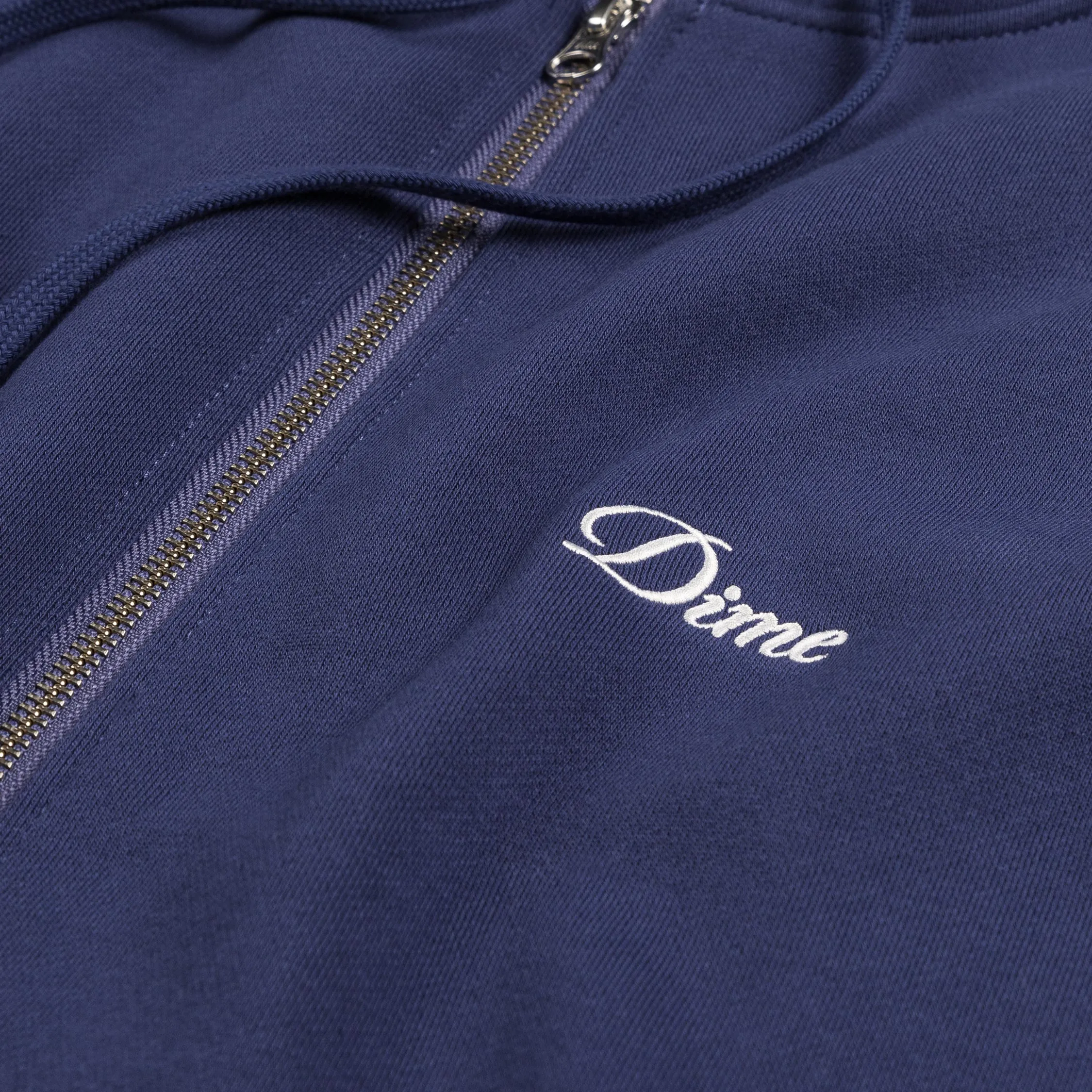 Dime Cursive Zip Hoodie sold by Asphalt Gold product image thumbnail 3