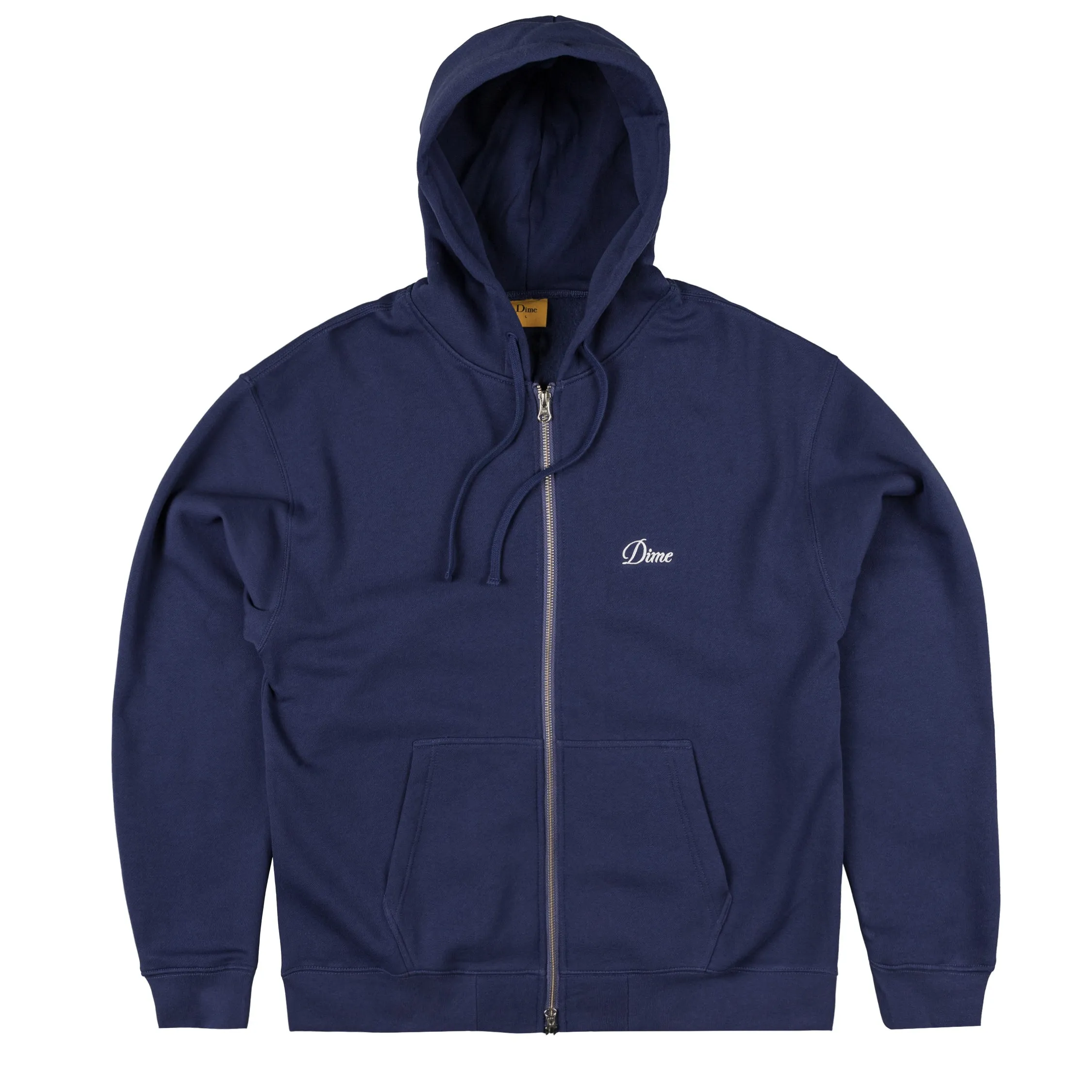 Dime Cursive Zip Hoodie sold by Asphalt Gold