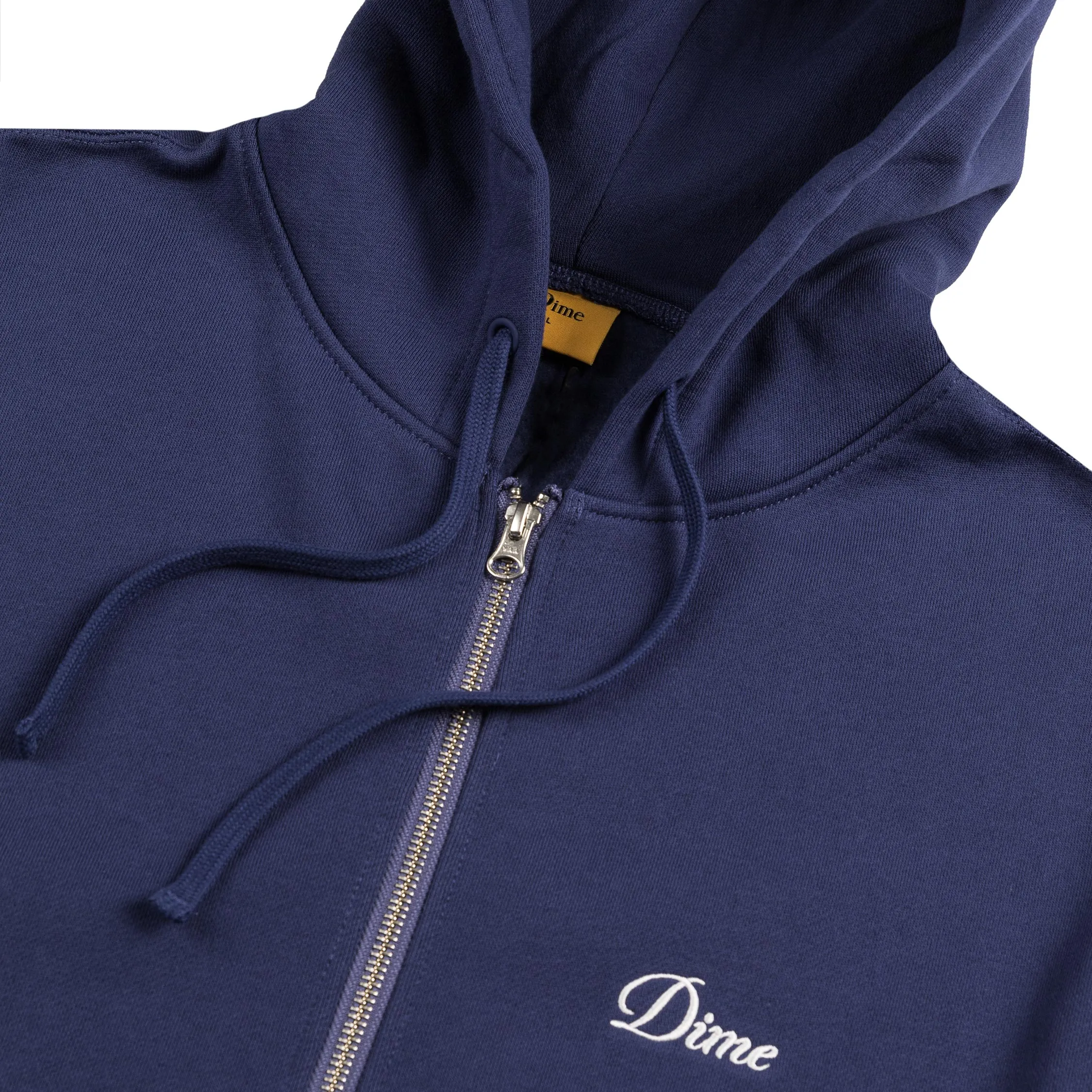 Dime Cursive Zip Hoodie sold by Asphalt Gold product image thumbnail 2