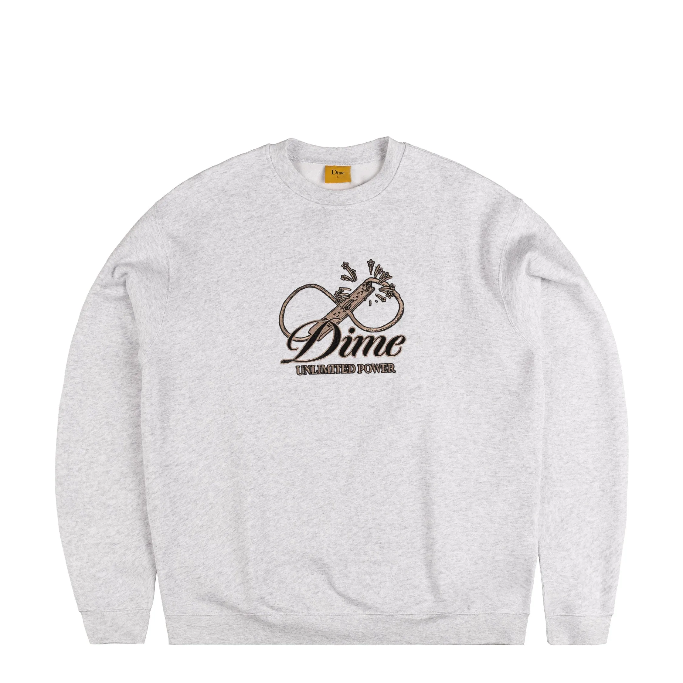 Dime Cursive Power Crewneck sold by Asphalt Gold
