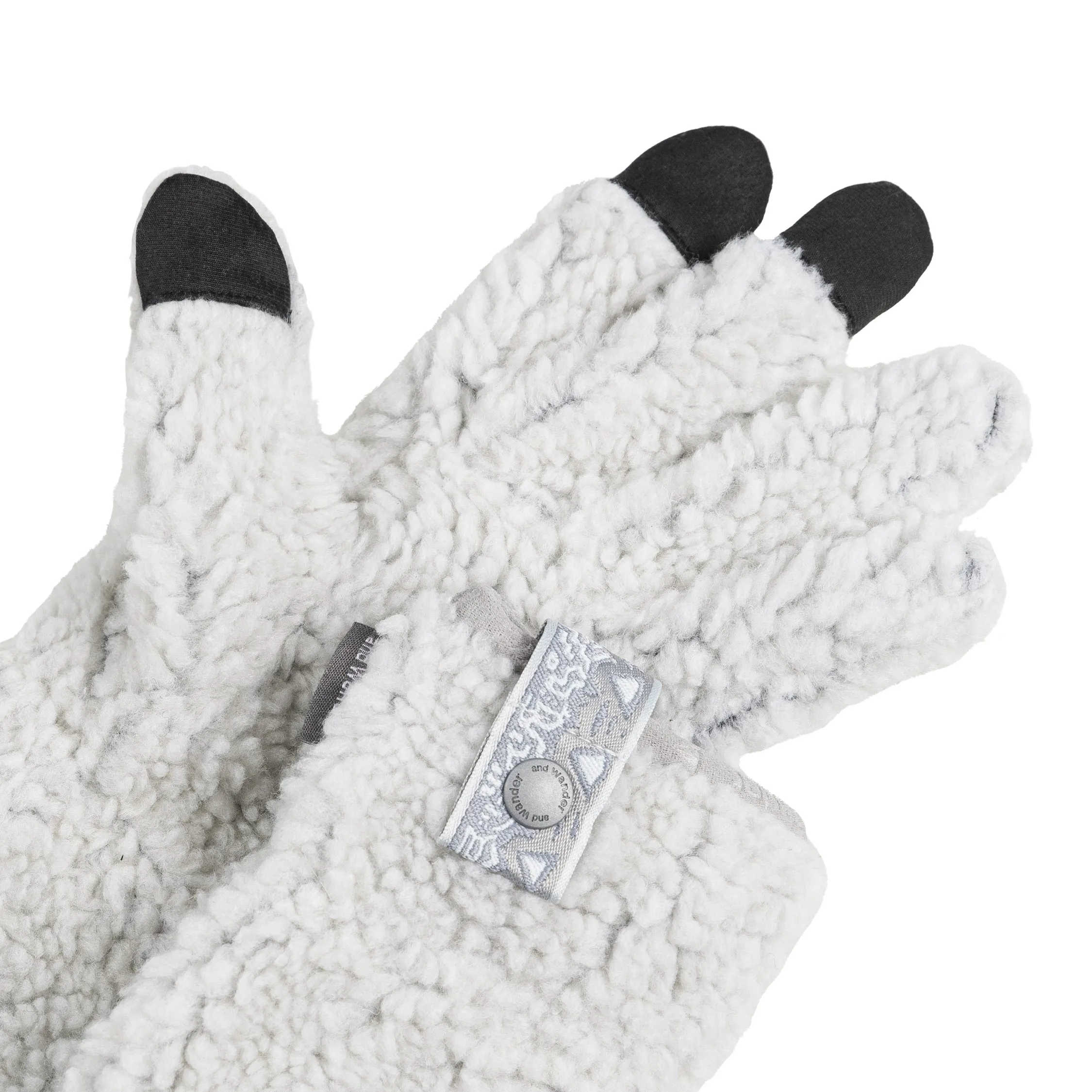 Gramicci x And Wander JQ Tape Fleece Glove sold by Asphalt Gold product image thumbnail 2