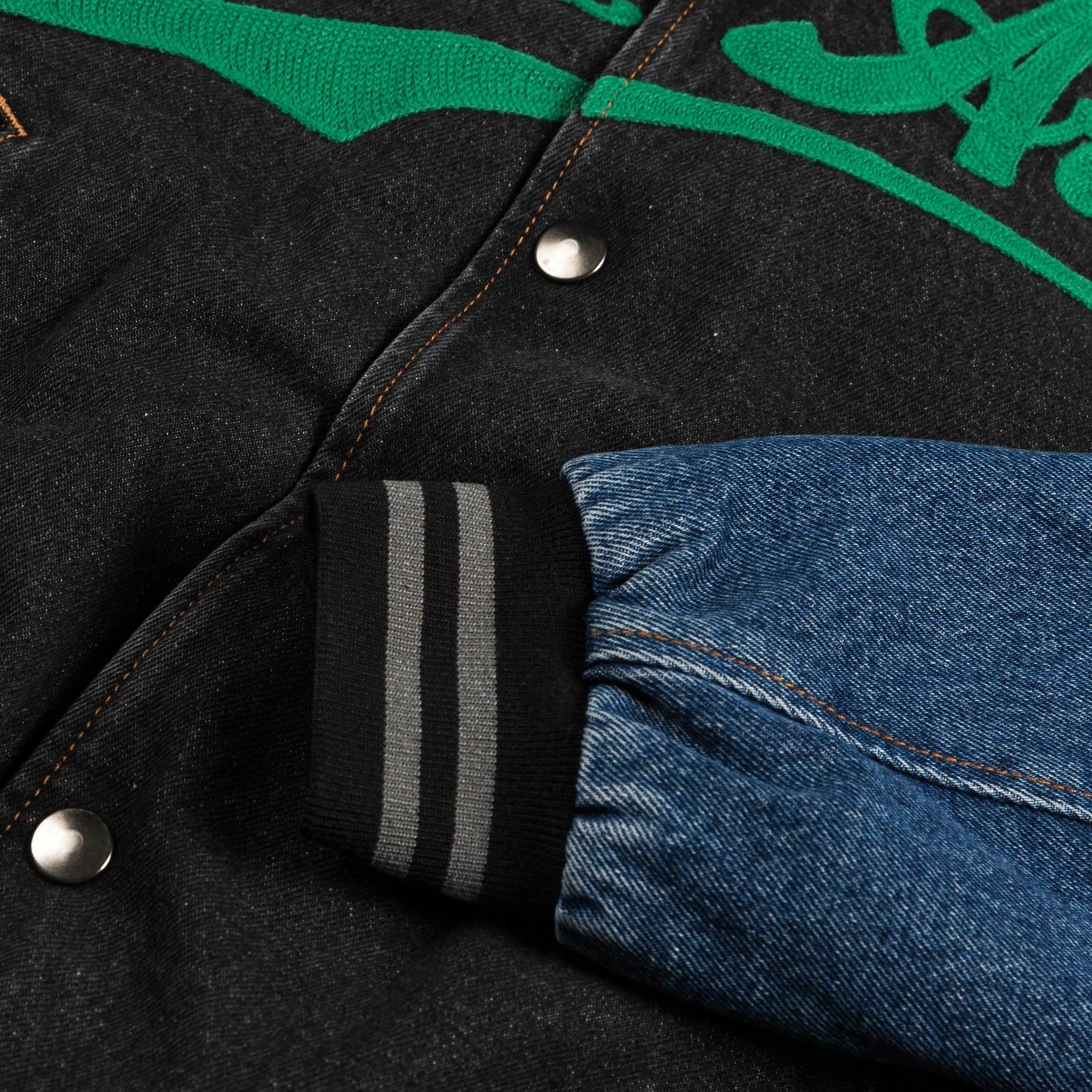 Aries Varsity Denim Jacket sold by Asphalt Gold product image thumbnail 4