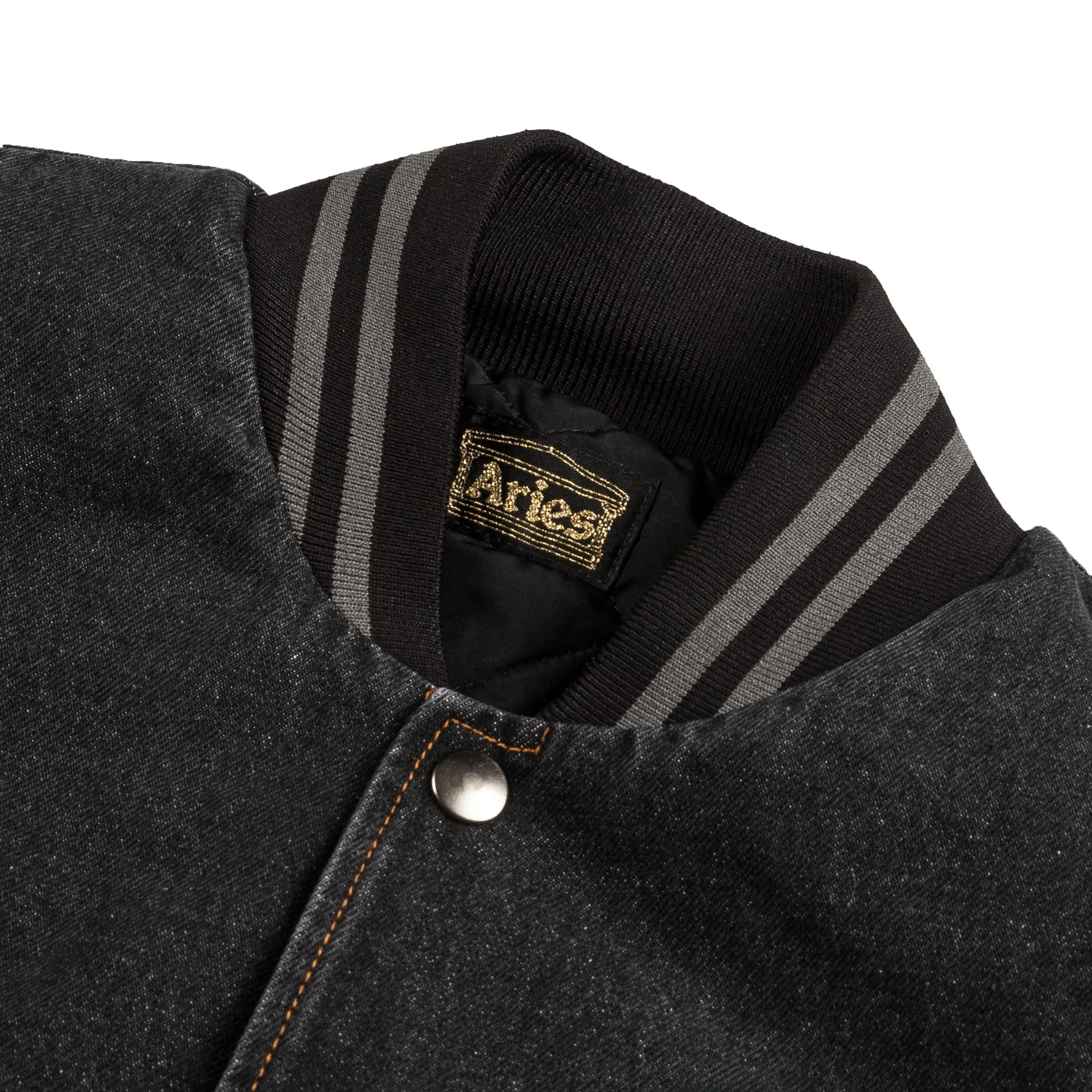 Aries Varsity Denim Jacket sold by Asphalt Gold product image thumbnail 3
