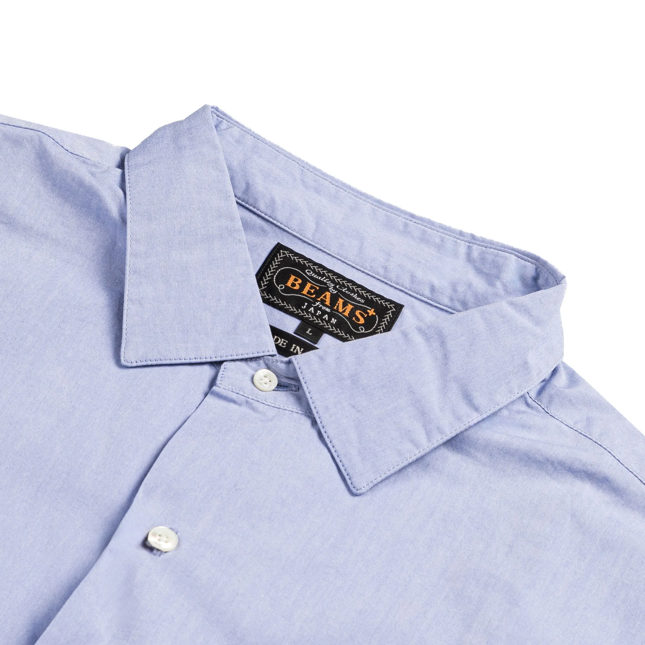 Beams Plus REG Collar Classic Fit 120/3 Broad sold by Asphalt Gold product image thumbnail 2