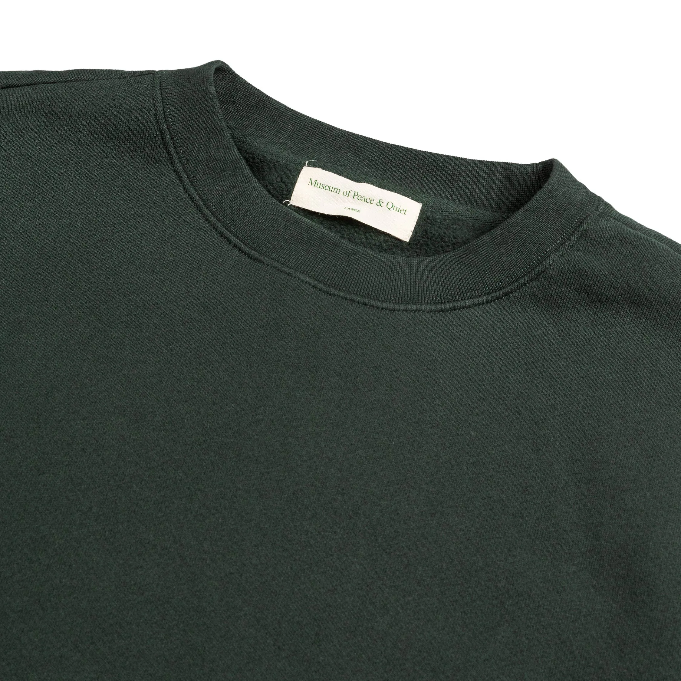 Museum of Peace & Quiet Wordmark Crewneck sold by Asphalt Gold product image thumbnail 2
