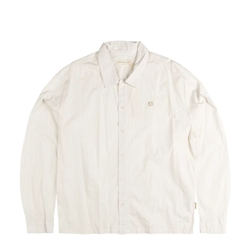 Museum of Peace & Quiet Vacation Longsleeve Button Up Shirt sold by Asphalt Gold