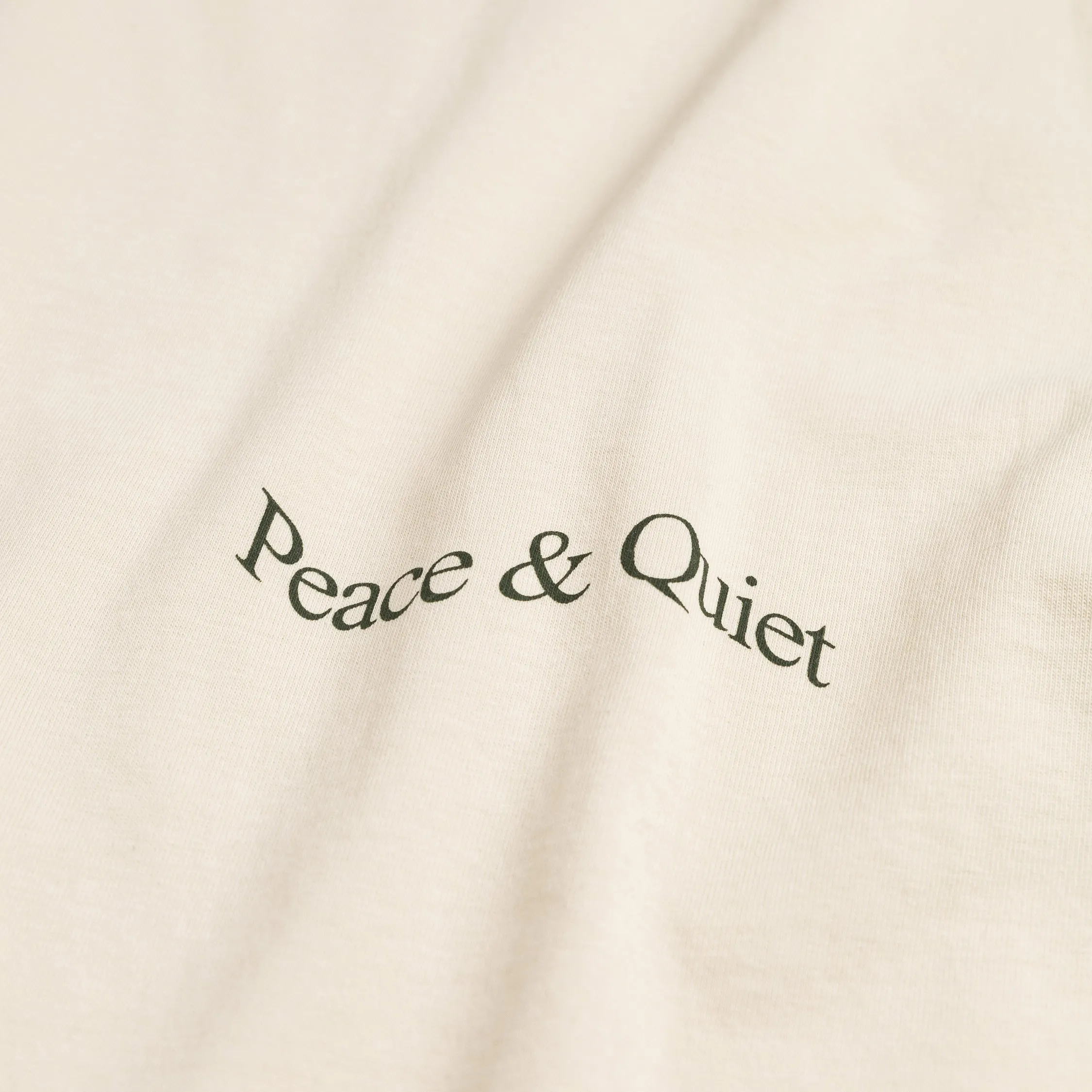Museum of Peace & Quiet Wordmark T-Shirt sold by Asphalt Gold product image thumbnail 3
