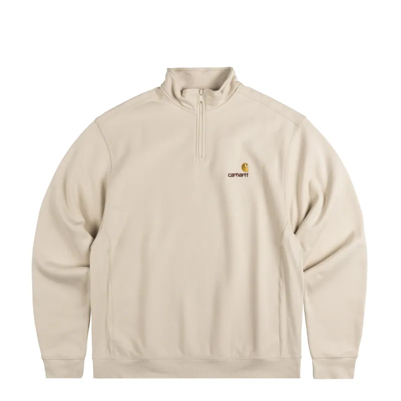 Carhartt WIP Half Zip American Script Sweat sold by Asphalt Gold