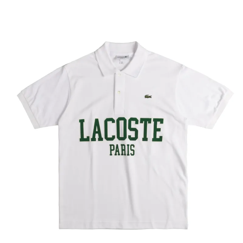 Lacoste L.12.12. Flocked Piqué Polo Shirt sold by Asphalt Gold