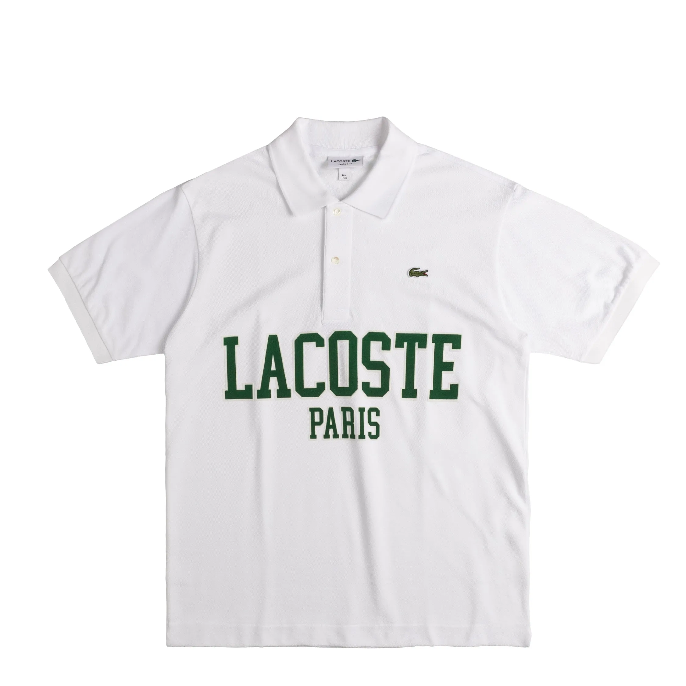 Lacoste L.12.12. Flocked Piqué Polo Shirt sold by Asphalt Gold
