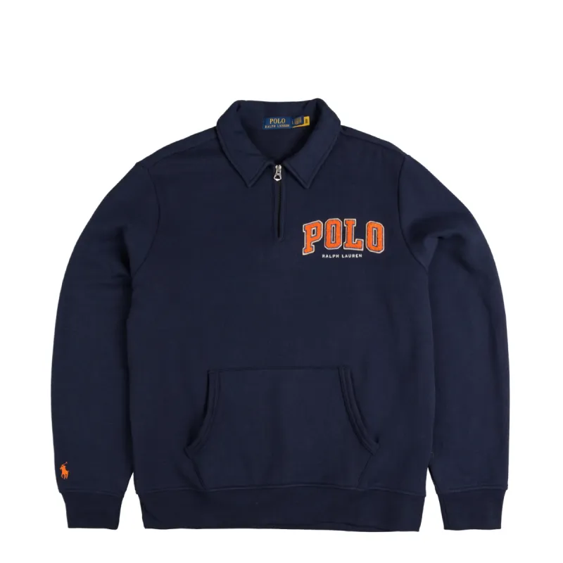 Polo Ralph Lauren The RL Fleece Logo Collared Sweatshirt sold by Asphalt Gold