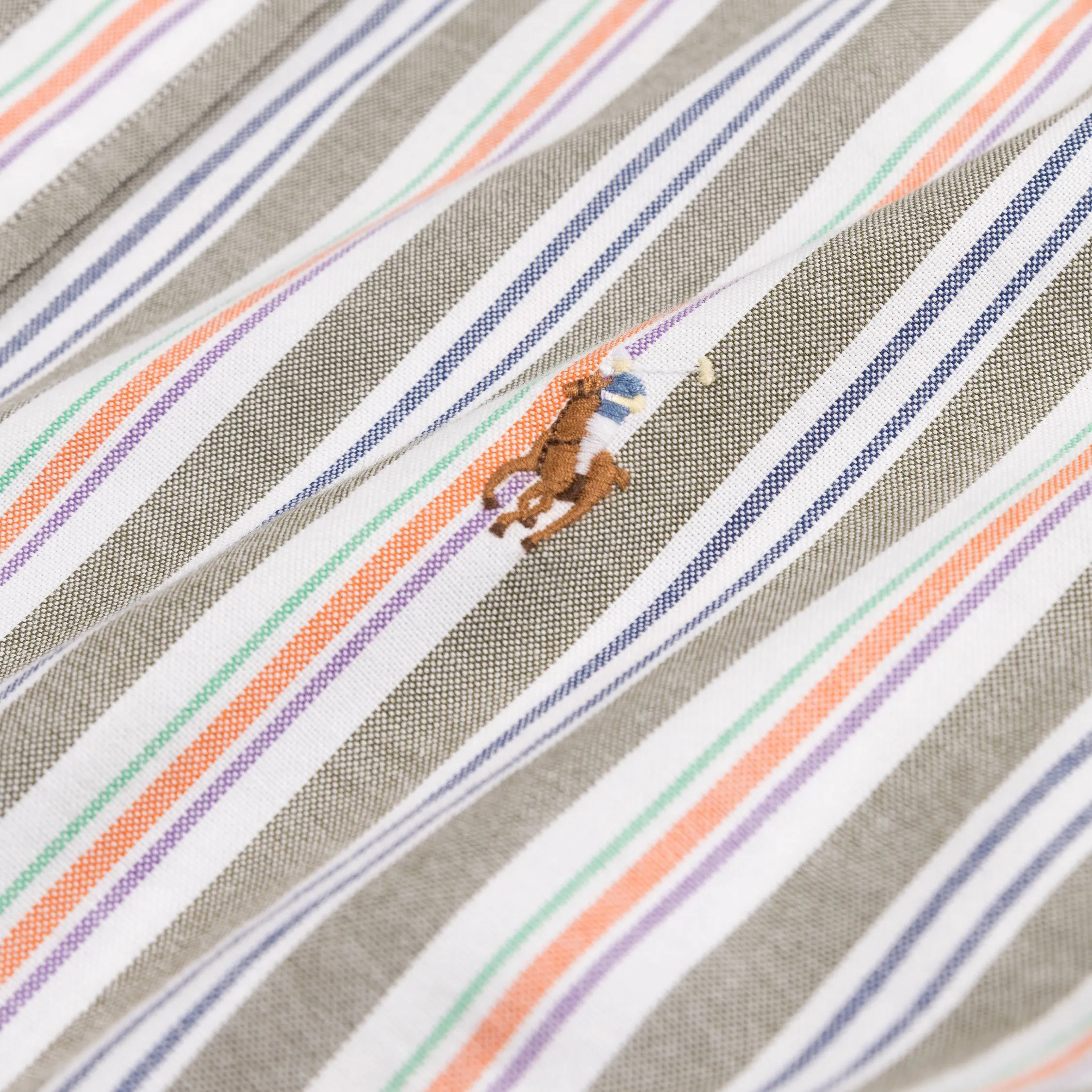 Polo Ralph Lauren Custom Fit Striped Oxford Shirt sold by Asphalt Gold product image thumbnail 3