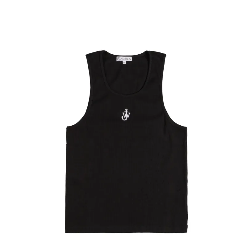 JW Anderson Anchor Embroidery Tank Top sold by Asphalt Gold