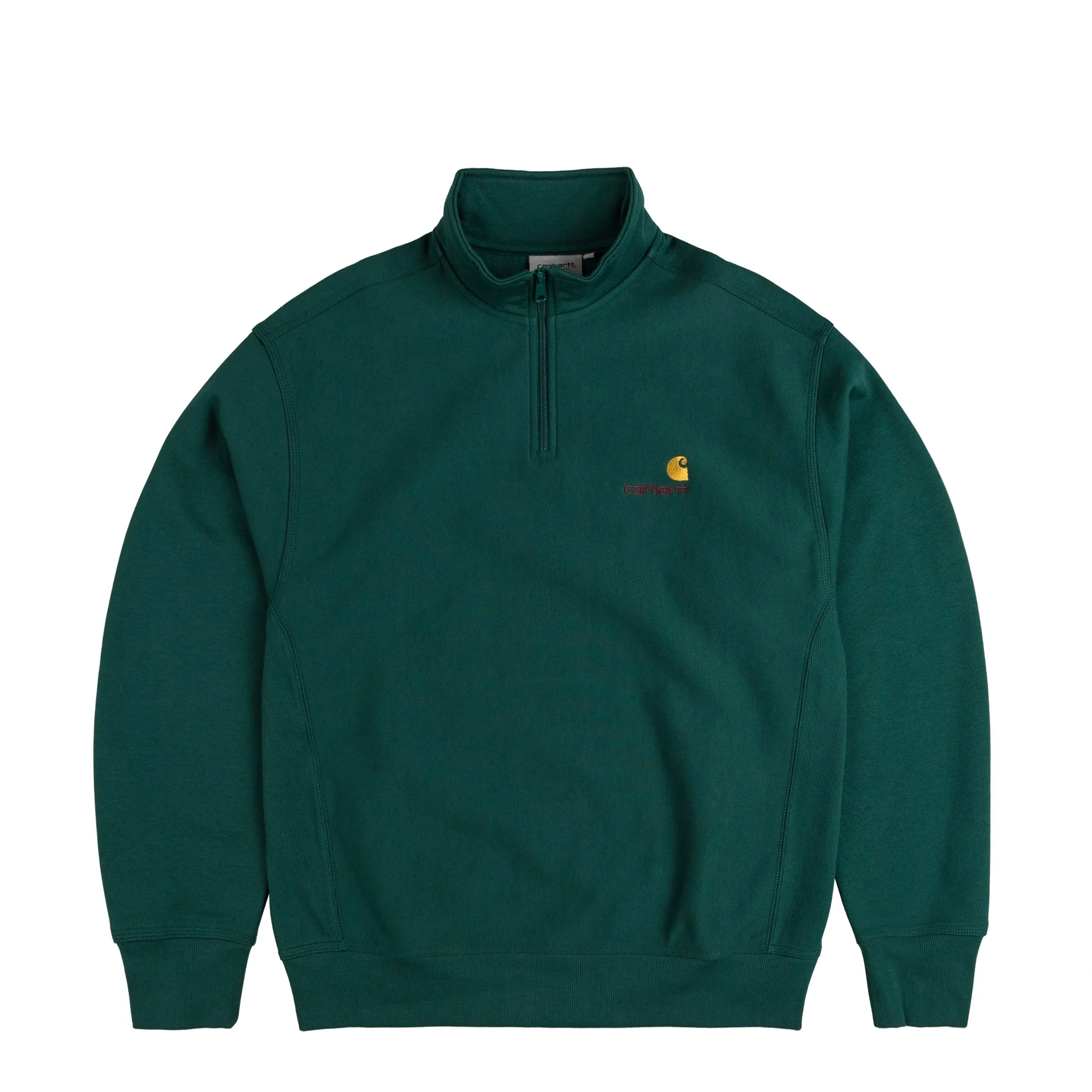 Carhartt WIP Half Zip American Script Sweat sold by Asphalt Gold