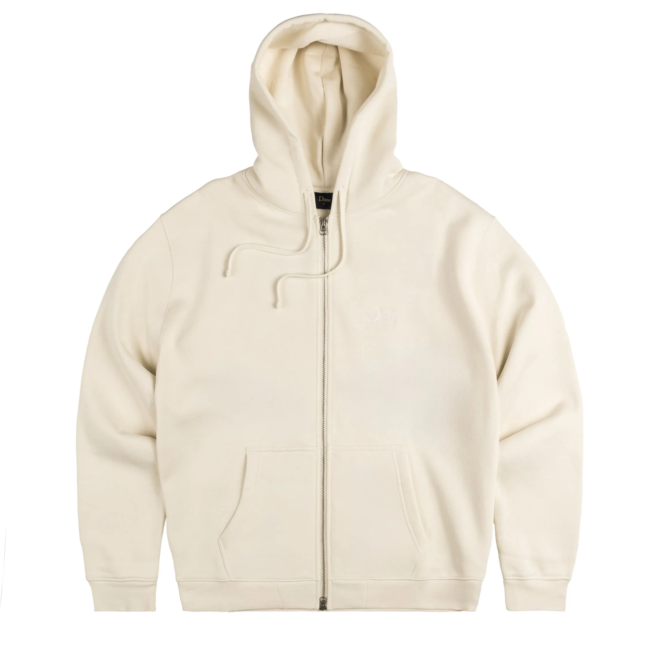 Dime Cursive Small Logo Zip-Hoodie sold by Asphalt Gold