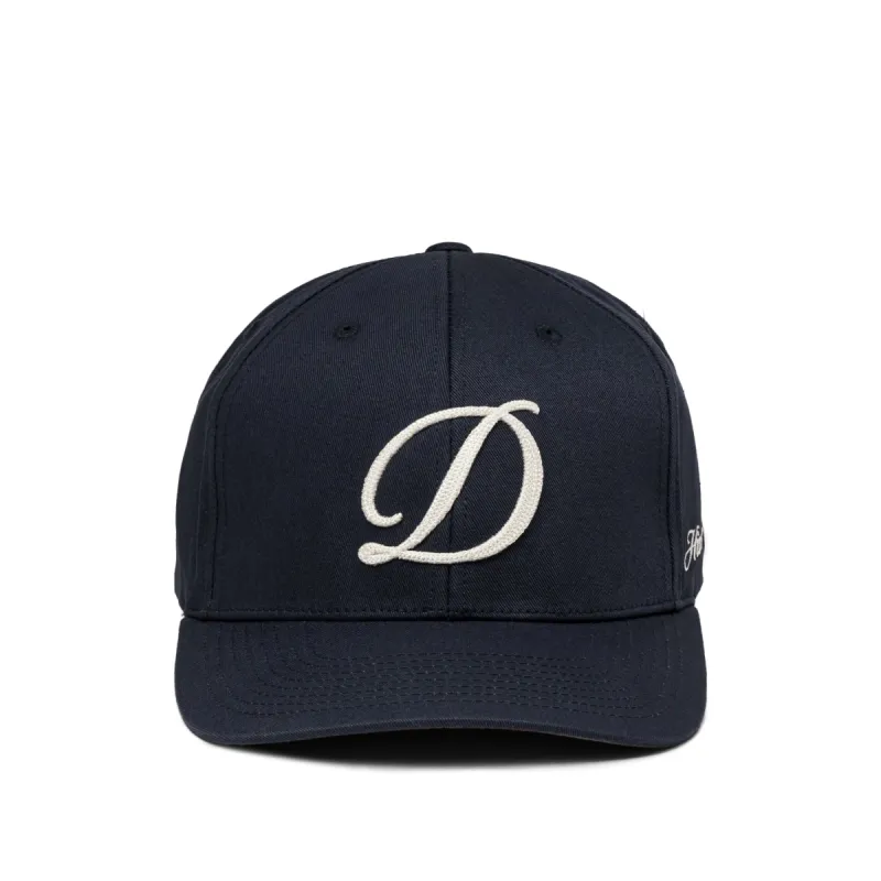 Dime Cursive D Full Fit Cap sold by Asphalt Gold