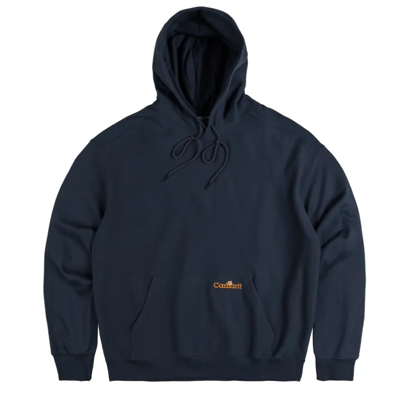 Carhartt WIP Hooded Label Script Sweat sold by Asphalt Gold