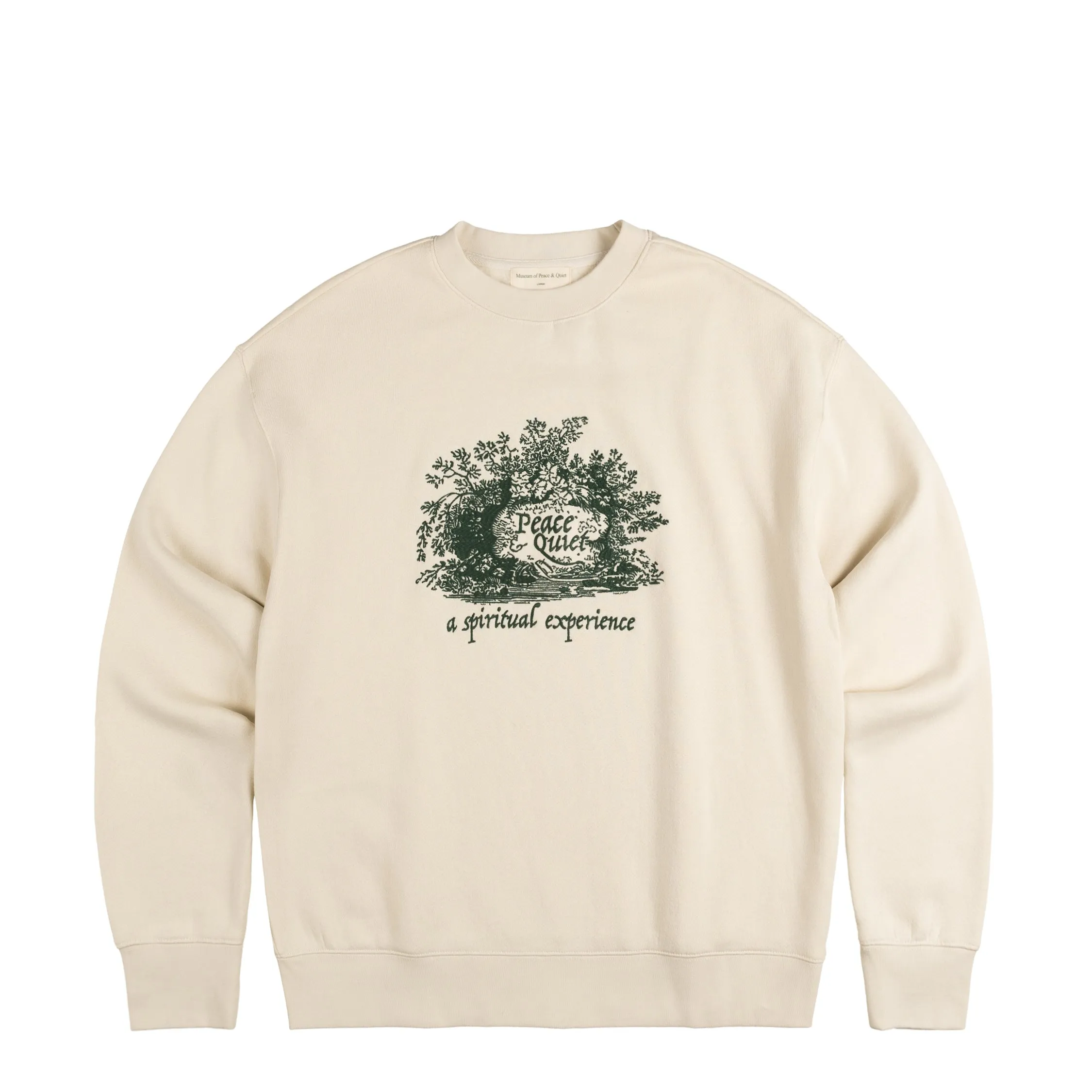 Museum of Peace & Quiet Spiritual Experience Crewneck sold by Asphalt Gold