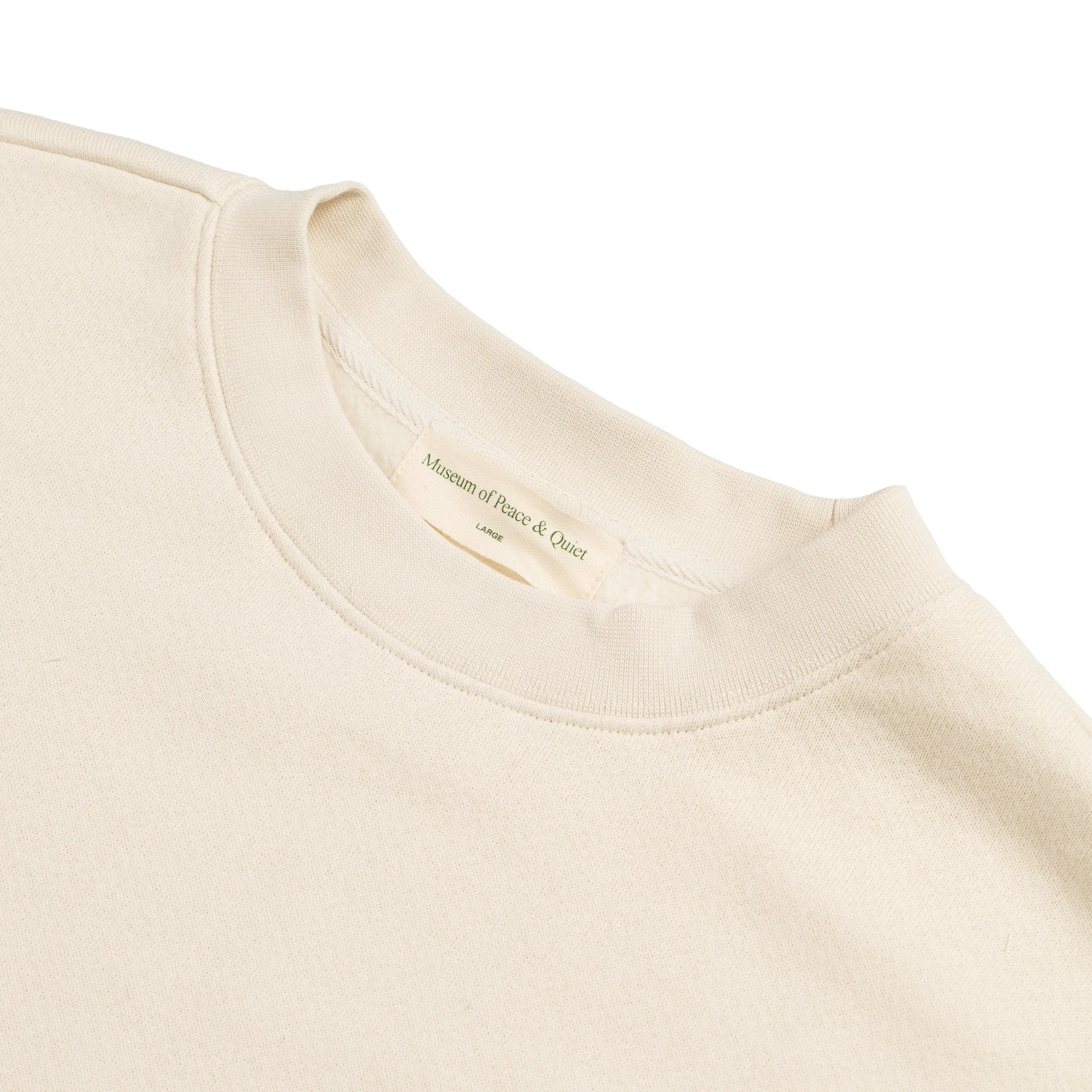 Museum of Peace & Quiet Wordmark Crewneck sold by Asphalt Gold product image thumbnail 2
