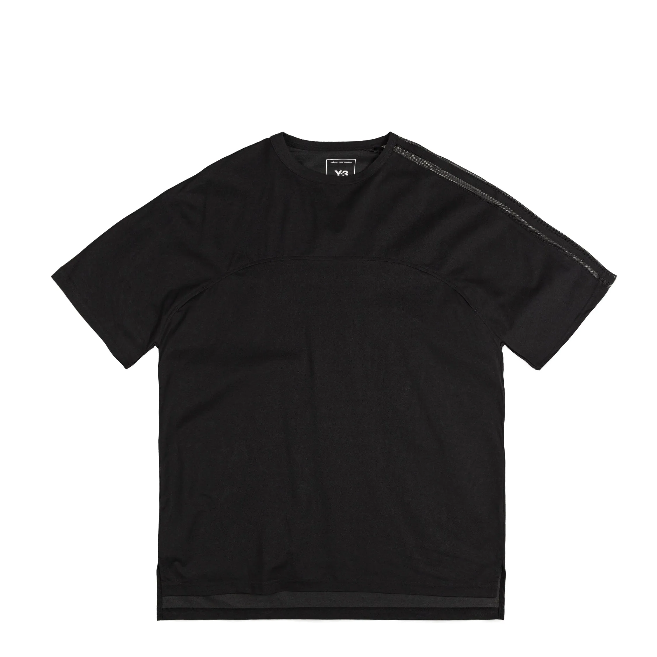 Adidas Y-3 Mesh 3-Stripes T-Shirt sold by Asphalt Gold
