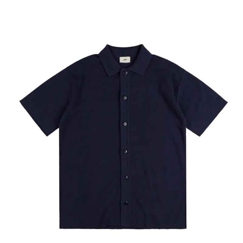 Autry Short Sleeve Knit Shirt sold by Asphalt Gold