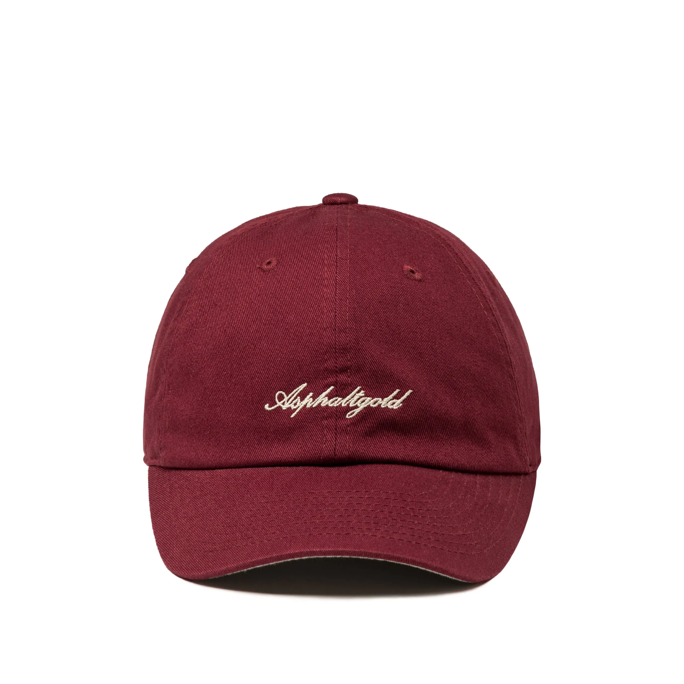 Asphaltgold Script Cotton Twill Cap sold by Asphalt Gold