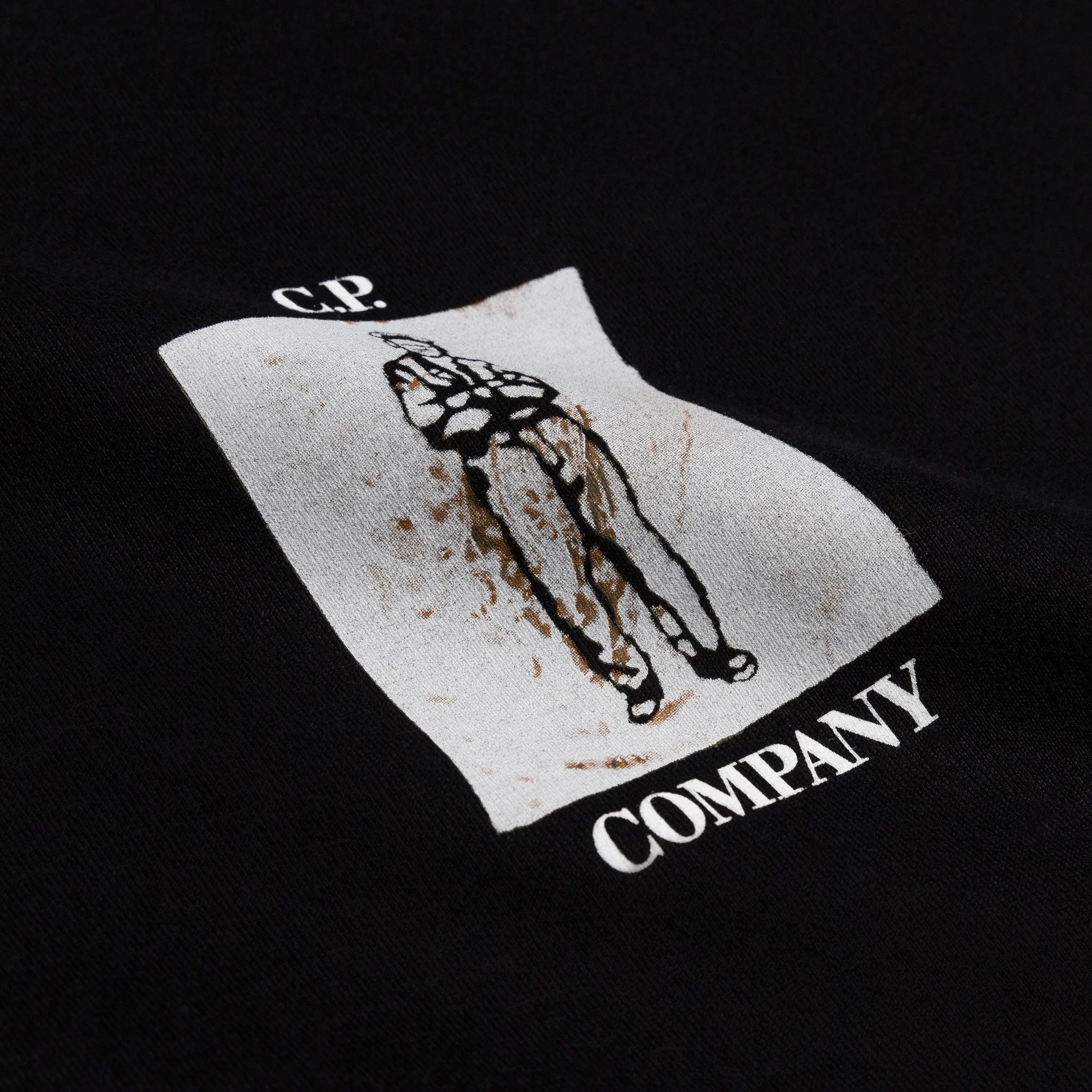 C.P. Company 30/2 Mercerized Jersey Twisted Graphic T-shirt sold by Asphalt Gold product image thumbnail 5
